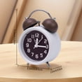 thumbnail image 6 of Unique Bargains Classic Mechanical Alarm Clock Bedroom Green 3.3"L x 2.2"W x 5.1"H, 6 of 6