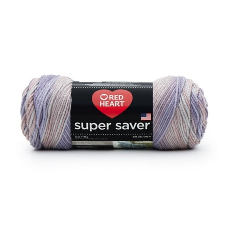 UPC: 0073650845116 | Red Heart Super Saver Yarn Mulberry Mix 5oz(141g) Medium Acrylic