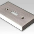 thumbnail image 3 of Amerelle 163BBBN Century Wallplate, 2 Blank, Steel, Brushed Nickel, 1-Pack, 3 of 5