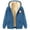 Blue, variant on Womens Hoodies Halloween Unisex Festive Print Zip Up Sweatshirt Long Sleeve Pullover Tops With Pockets Fleece Lined Warm Soft Beige L