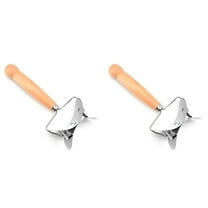 2X Stainless Steel Dumpling Wrappers Skin Dough Cutter Circle Roller Ravioli Dumpling Maker Cutter Pastry Cutting Tool