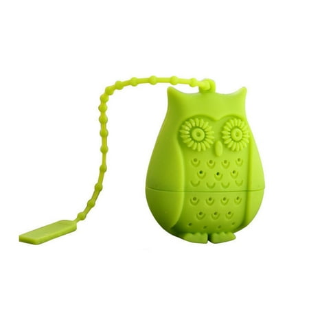 

Cute Owl Silicone Tea Infuser with Long Rope for Loose Tea Leaf Diffuser Gift