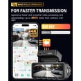 thumbnail image 6 of Dash Cam Front Rear 4K Built-in 5G WiFi GPS, Voice Control, 3.39 inch IPS Screen, Dual Dash Camera for  Includes 64GB SD Card,  Night Vision, 24H Parking , Supercapacitor, Type C, WDR, 6 of 7