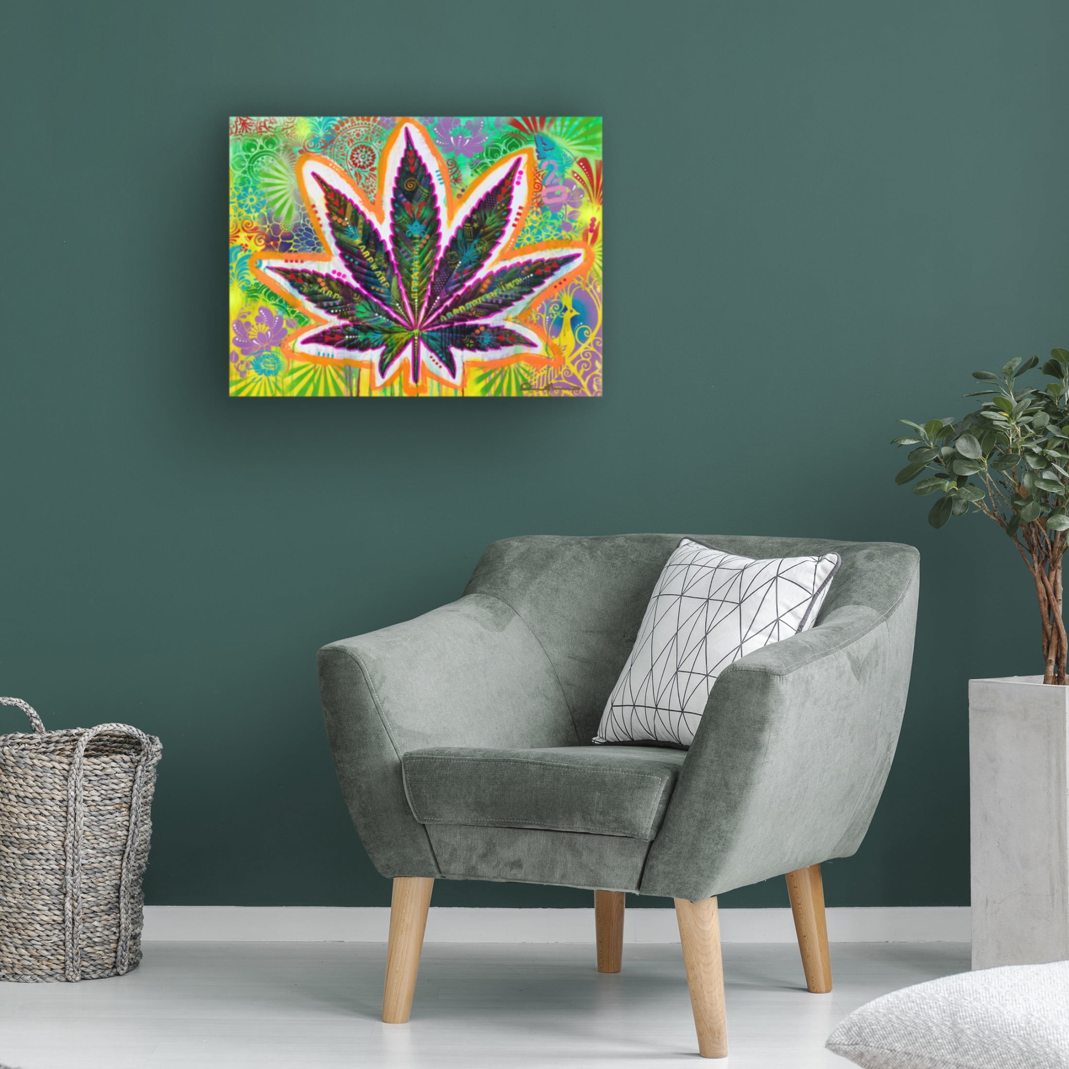 Canvas Wall Art - Dean Russo 'WarpWarp' Wall Art for Living Room, Bedroom, or Office Décor by Trademark Fine Art - 19 x 14 Inches