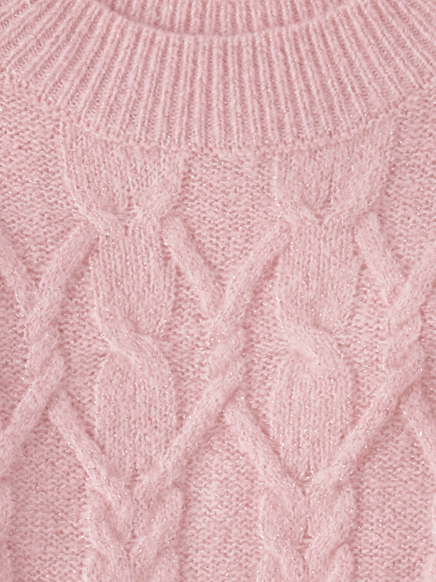 The Children's Place Girls Long Sleeve Cable Knit Cropped Chunky Sweater, Sizes XS-XXL