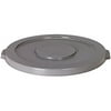 Continental Commercial Huskee 3201GY Receptacle Lid 32 gal Round Gray