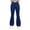 Dark Blue, variant on KVPLBQFD Bell Bottom Jeans for Girls Crossover Stretchy Jeans Kids High Waisted Pull On Denim Pants Girl Trendy Flare Leggings with Pockets