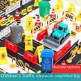 thumbnail image 1 of Mini simulación de bloqueo de carreteras, estacionamiento, paisaje, mesa de arena, accesorios de simulación de carreteras, juguetes cognitivos de enseñanza para niños, 1 of 4