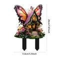 thumbnail image 2 of Garden Decorative Card Slot Acrylic Design for Easter Pattern Stylish Outdoor Home Plaque for Yard and Use, 2 of 4