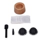 thumbnail image 3 of Kit De Taza De Filtro De Cápsula De Café, Negro Con Soporte De Haya, Cepillo De Cuchara De Papel De Aluminio, Relleno De Café En Polvo Reutilizable De 230ml, 3 of 7