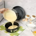 thumbnail image 3 of Chainplus 3pcs 4*7*9inch Inch Non-stick Springform Pan with Removable Bottom - Leakproof Cheesecake Pan Bakeware, 3 of 8