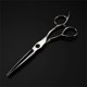 thumbnail image 4 of Kit de tijeras profesionales para cortar el cabello de 6 pulgadas con tijeras dentadas y planas, acero inoxidable., 4 of 5