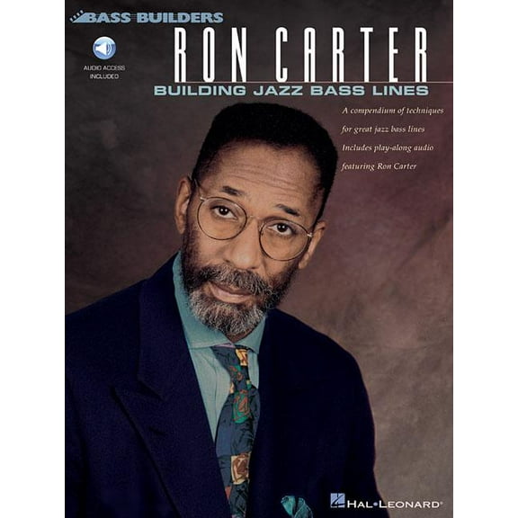 Bass Builders Ron Carter - Building Jazz Bass Lines Book/Online Audio, (Paperback)