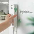 thumbnail image 4 of Power Strip Holder Wall-Mounted Wall-Mounted Strong And Traceless Household Non-Perforated Power Strip, 4 of 9