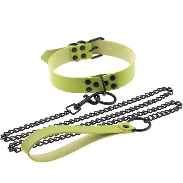 Cuello de cuerda de tracción exagerado con personalidad oscura de estilo europeo y americano Cuello con cubierta de cuello Tendencia alternativa Cinturón de tracción con cuello en forma de O
