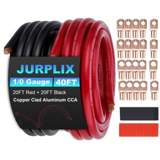 GEARit Oxygen Free Copper 4 AWG Battery Cable, Automotive