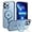 13914-Blue, variant on Design for iPhone 13 Pro Max  Case with Invisible Stand [Compatible with Magsafe], Full Body Cover Slim Shockproof Protective Phone Case for Apple iPhone 13 Pro Max 6.7", Black