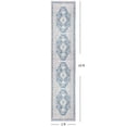 thumbnail image 6 of CYNERA Vintage Distressed Bohemian Runner Rug Blue 2'x10', Soft Machine Washable Foldable Non-Slip Carpet for Hallway Kitchen Entryway Living Room Bedroom, 6 of 8