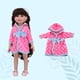 thumbnail image 5 of Juguetes de piscina, juguetes para bebés y niños pequeños. Conjunto de tres piezas: chaleco de terciopelo, chaqueta vaquera y mono para muñeca reborn. Ropa y accesorios para muñecas., 5 of 6