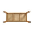 thumbnail image 4 of Manhattan Comfort Rockaway 70.86 Solid Wood Dining Table in Natural, 4 of 5