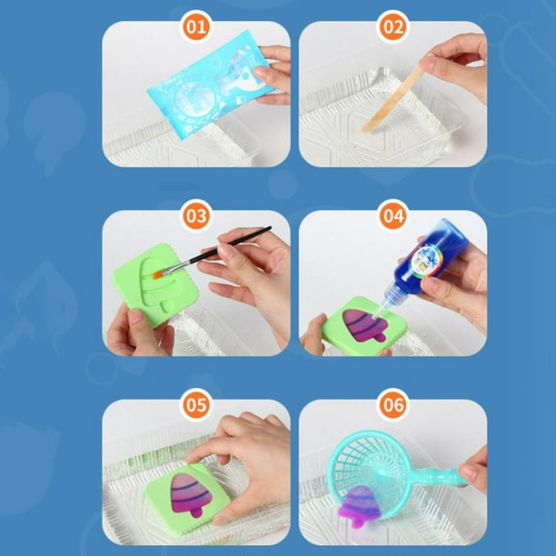 PERSELOSO Kit De Fluido No Newtoniano Para Experimentos Científicos, Juguete Educativo DIY, Incluye Material Plástico Y Polvo