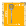 thumbnail image 2 of Espatula Pala Acero Inoxidable Utensilio Para Cocina Malubero Plateado, 2 of 5
