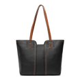thumbnail image 1 of Bolso Montana West de cuero vegano negro para mujer MWC-118BK, 1 of 6
