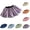 Purple-10, variant on Ultrave Toddler Girls' Tulle Skirt, Elastic Waist A-Line Tutu Skirt Summer Cute Light Skirts for 1-10 Y