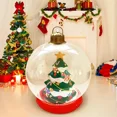 thumbnail image 4 of Giant inflatable Christmas decorations - PVC snow globes, Santa, reindeer and tree designs for yard and porch decorations, perfect for winter holiday celebrations that don't require electricity, 4 of 7