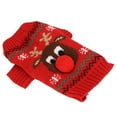 thumbnail image 4 of Suéteres De Nieve Para Perros, Patrón De Alce Navideño Grueso, Fibra Acrílica Adecuada Para Perros Pequeños Y Medianos, 4 of 7