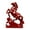 Red, variant on Horse Statue Small Wooden Chinese Year Feng Shui Figurine For Home Tabletop Zodiac Animal Sculpture Attracting Wealth And Luck