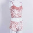 thumbnail image 3 of Licupiee Women's Sexy Velvet onesies Pajama Set for Women Babydoll Lingerie Crop Top Camisole with Shorts 2 Piece Sleepwear, 3 of 6