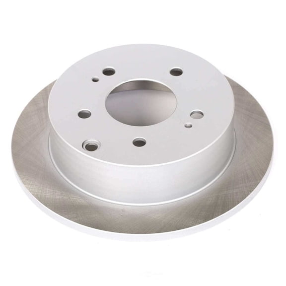 PowerStop JBR1130SCR Rear Coated Hat and Edge Rotor