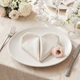 thumbnail image 3 of Unique Bargains Washable Reusable Cotton Cloth Napkins Beige 17x17inch, 3 of 6