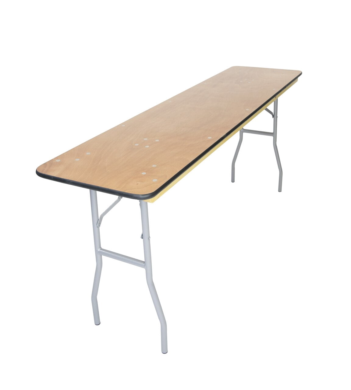 Table - 6'X18" WFT Series Russian Birch Wood - Rubber Edge