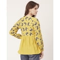thumbnail image 2 of Moomaya V-Neck Tops For Womens, Viscose Rayon Printed Summer Casual Top Tunic, 2 of 8
