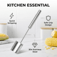 thumbnail image 3 of AXTQH Generic Stainless Steel Corn Thresher, Manual Corn Peeler and Cob Stripper, Professional Kernel Remover Tool for Home and Restaurant, 3 of 11
