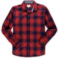 thumbnail image 1 of Camisa con Botones a cuadros Ecko Unltd para hombre roja extra pequeña, 1 of 1