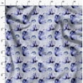 thumbnail image 3 of Soimoi Pure Silk Blue Fabric By the Yard - 42 Inch Wide - Florals Print Fabric - Elegant and Timeless Patterns for Fashion and Home Decor Printed Fabric, 3 of 6