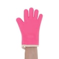 thumbnail image 4 of Unique Bargains 1 Pc Heatproof Oven Mitts for Kitchen Rose Red, 4 of 5