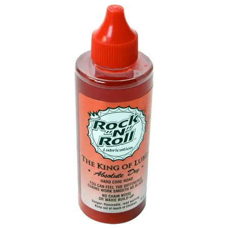 Rock N Roll Absolute Dry Bicycle Chain Lube 4oz Bottle Road Triathlon (Best Chain Lubricant For Road Bike)