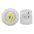 thumbnail image 3 of 3 Pcs Lampe LED Sans Fil Tactile Veilleuse avec Télécommande Luminosité Réglable pour Cuisine Salon Armoire Étagère, 3 of 8