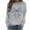 Gray, variant on Christmas Shirt for Women Bowknot Graphic Xmas Holiday Pullover Tops