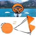 thumbnail image 3 of Kayak Sail, Wind Sail, with Carabiner Connection Portable Canoes for Kayaks Paddle Board Inflatable Boats, 3 of 7