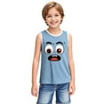thumbnail image 5 of YABCSAZ Toddler Boys Girls Summer Outfits Sleeveless Tank Tops Loose Fit Active Tee Shirts Kids Casual T-Shirts Blouses Funny Cute Printed Shirts Tops Baby Clothes Size 3 T, 5 of 5