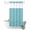 MoroccoXM9159, variant on No Hook Shower Curtain with Built-in Rings - Navy White Geometric Washable Waterproof Fabric Bathroom Curtains for Hotel,Rentals, Stall 36 X 78 Inch , Minimalist Morocco Pattern