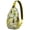 Botanical, variant on Botanical Floral Sling Backpack for Women, Vintage Crossbody Bag with Bloom Pattern, Lightweight Watercolor Hiking Shoulder Daypack
