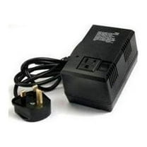 VCT VTM-150UK - Deluxe 220V/240V Step Down Travel Voltage Converter To Use USA Products in UK - Good For Laptops & Chargers etc.