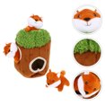 thumbnail image 4 of GOOHOCHY 4 juguetes interactivos de peluche con sonido para perros, juego de actividades de escondite para perros., 4 of 6