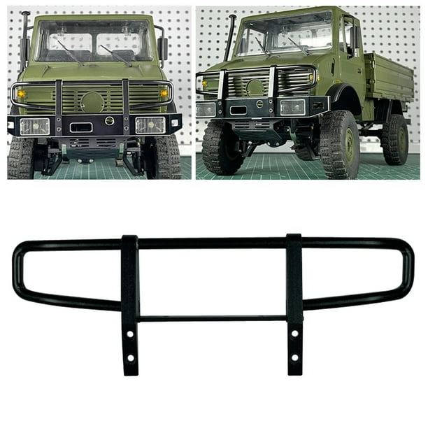 Piezas de repuesto a escala 1:12, materiales de bricolaje, Metal resistente, duradero, práctico, resistente, parte delantera trasera, accesorios para , frente negro Baoblaze Herrajes para coches teledirigidos